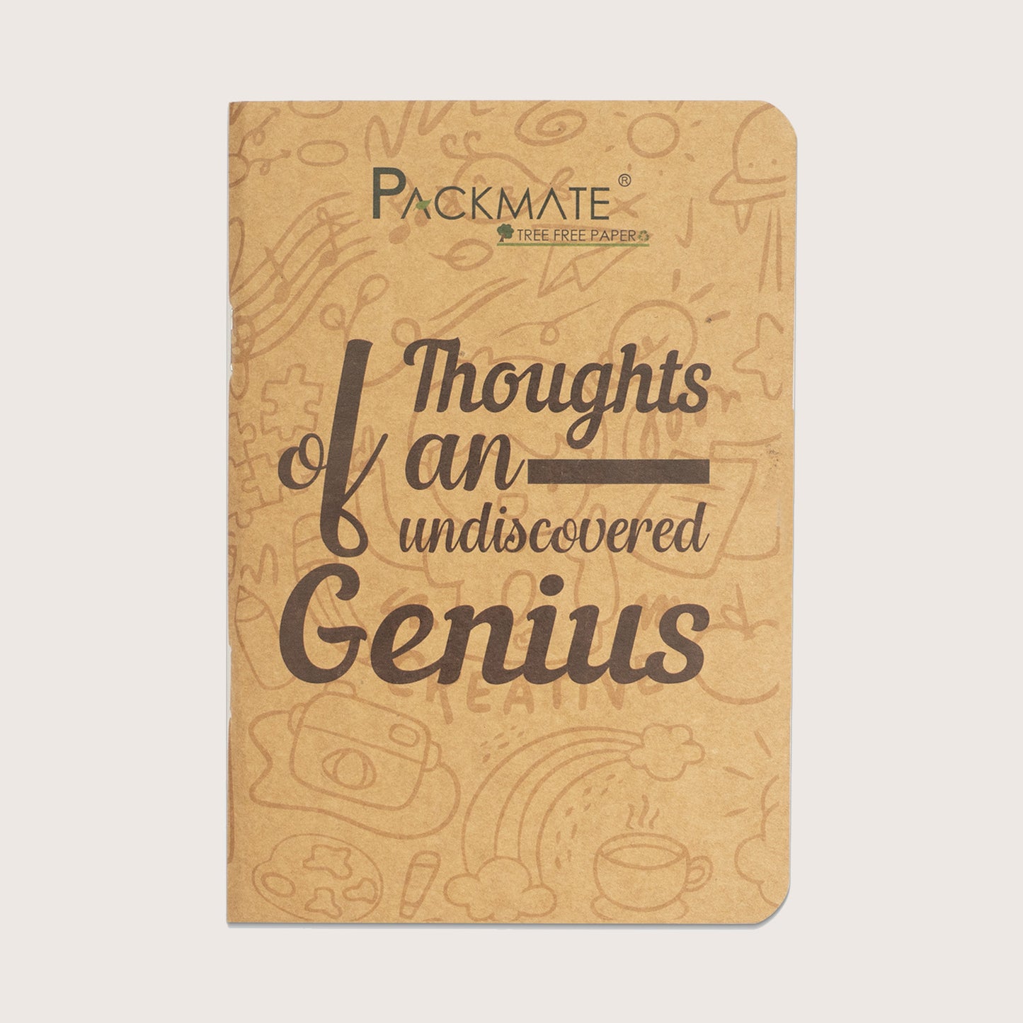 Packmate Unruled Notepad (Pack of 5)  Made From 100% Recycled Paper