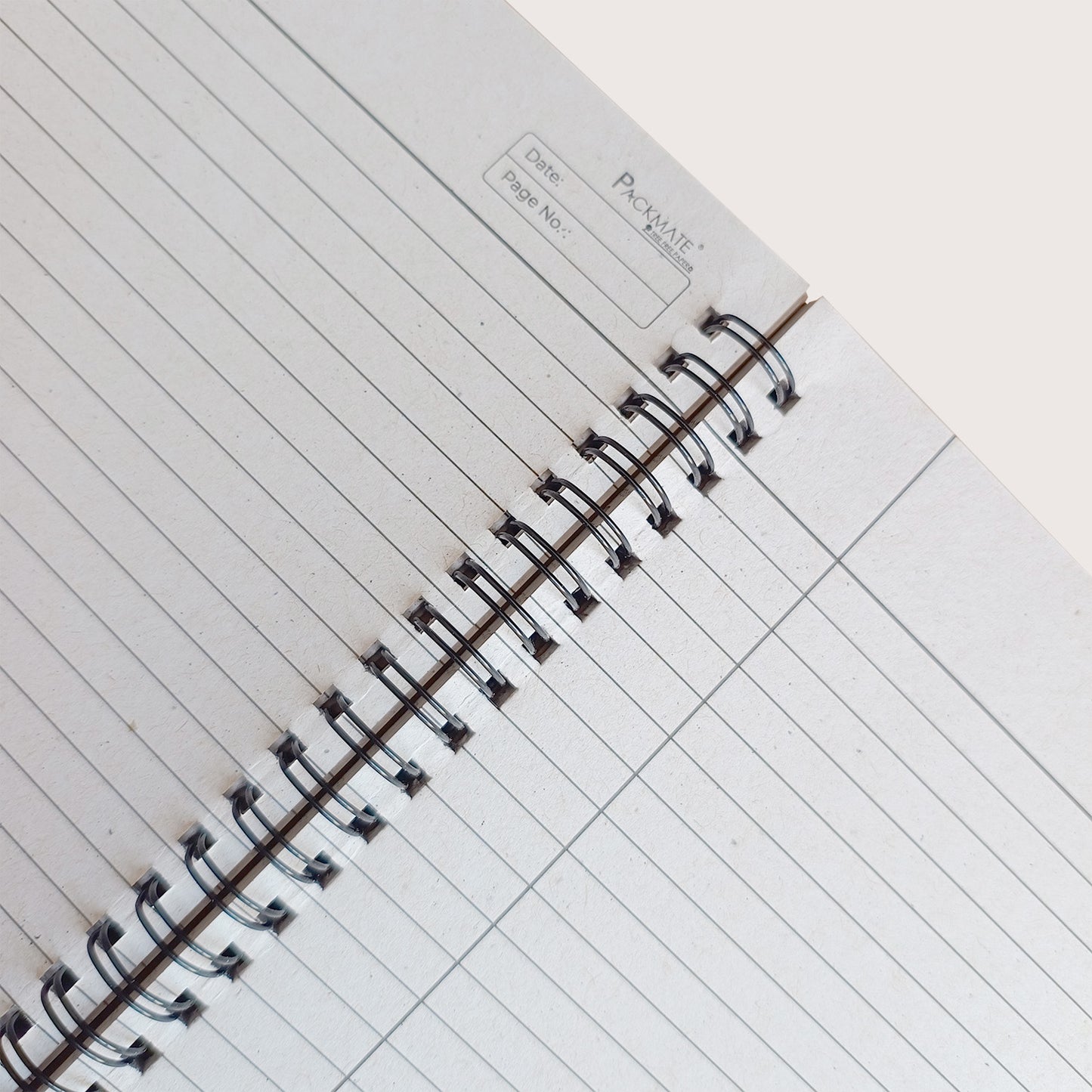 Packmate A4 Wiro Exercise Book -  Ruled - Made From 100% Recycled Paper