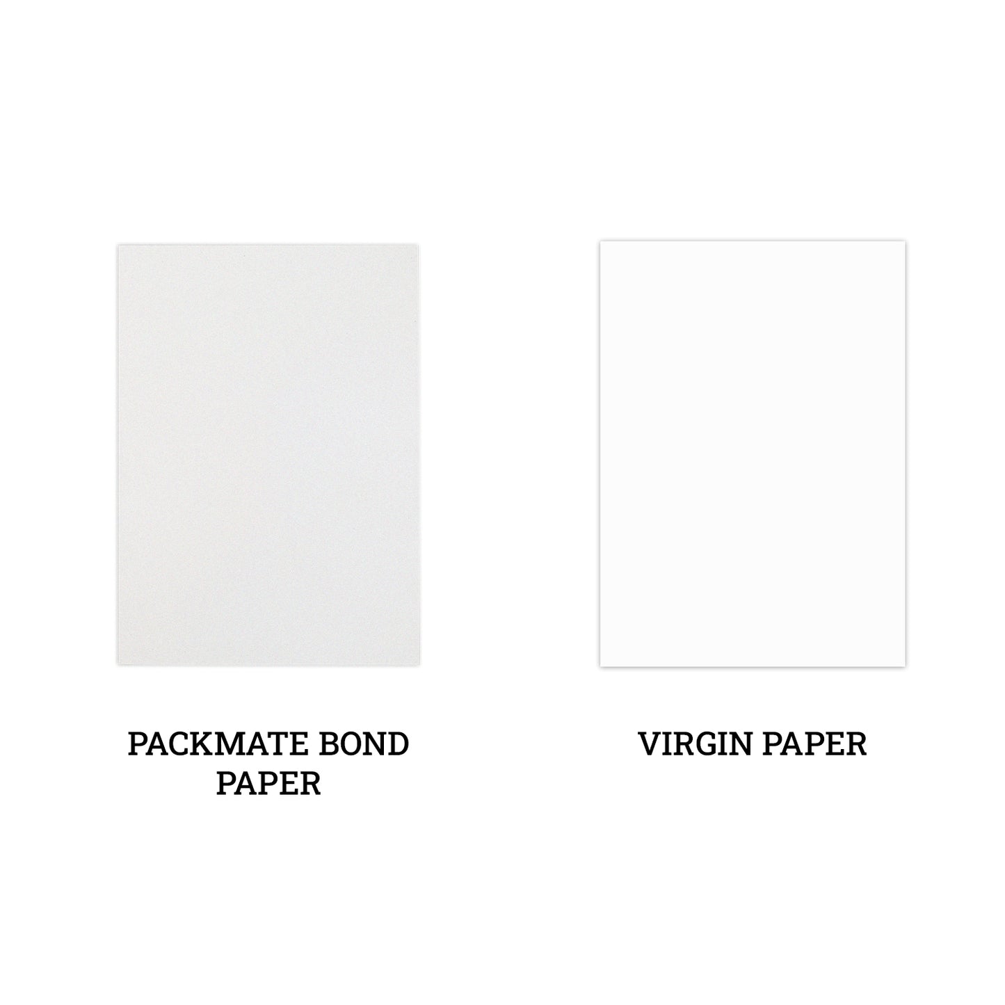 Packmate Bond Paper vs Virgin Paper