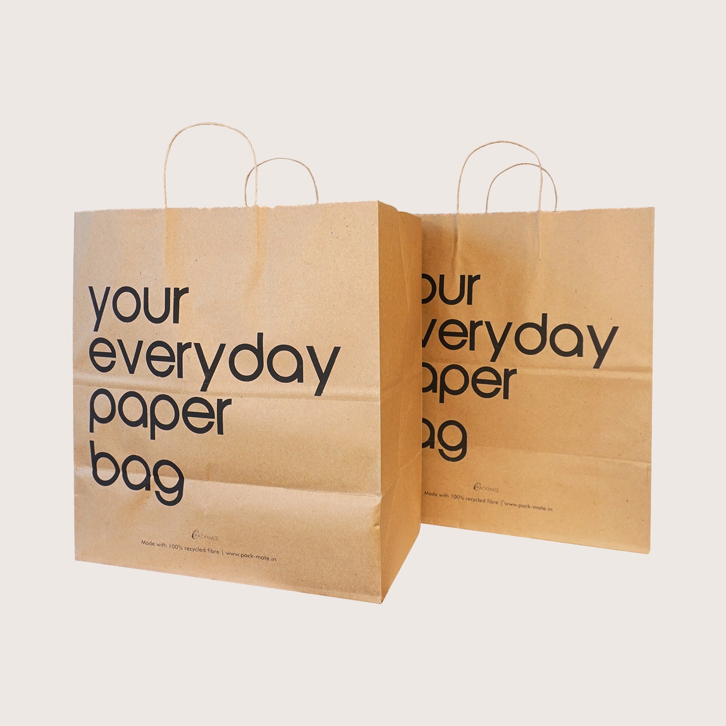 Packmate Carry Bag (Pack of 5)  Made From 100% Recycled Paper