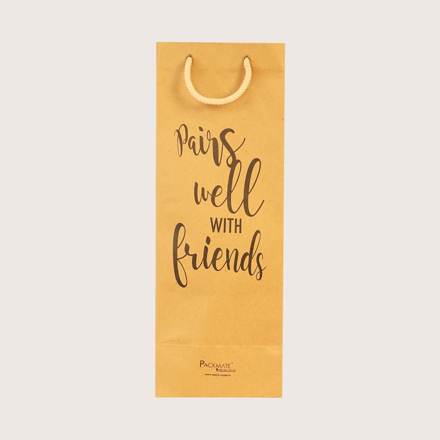 Packmate Wine Bag (Pack of 5)  Made From 100% Recycled Paper