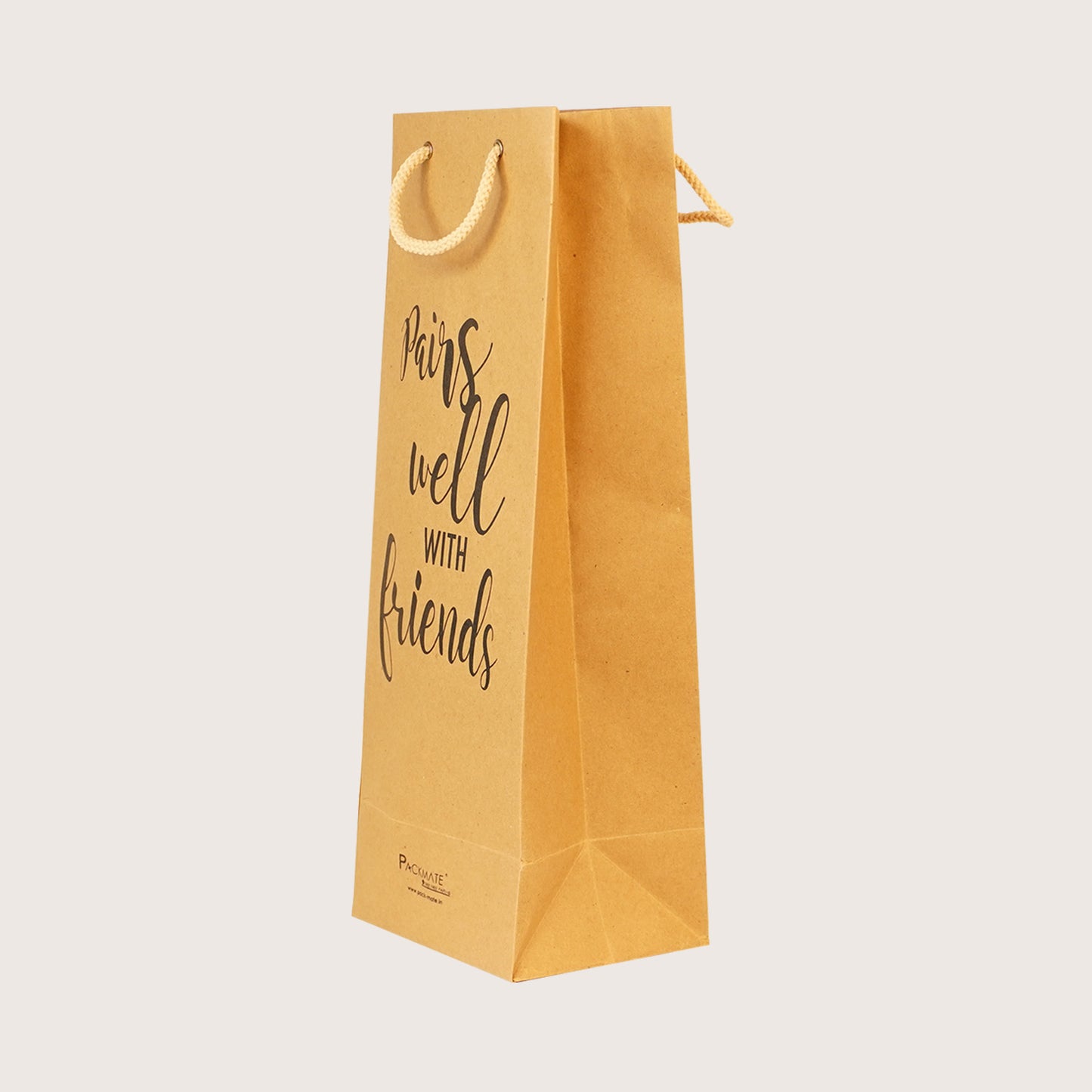Packmate Wine Bag (Pack of 5)  Made From 100% Recycled Paper
