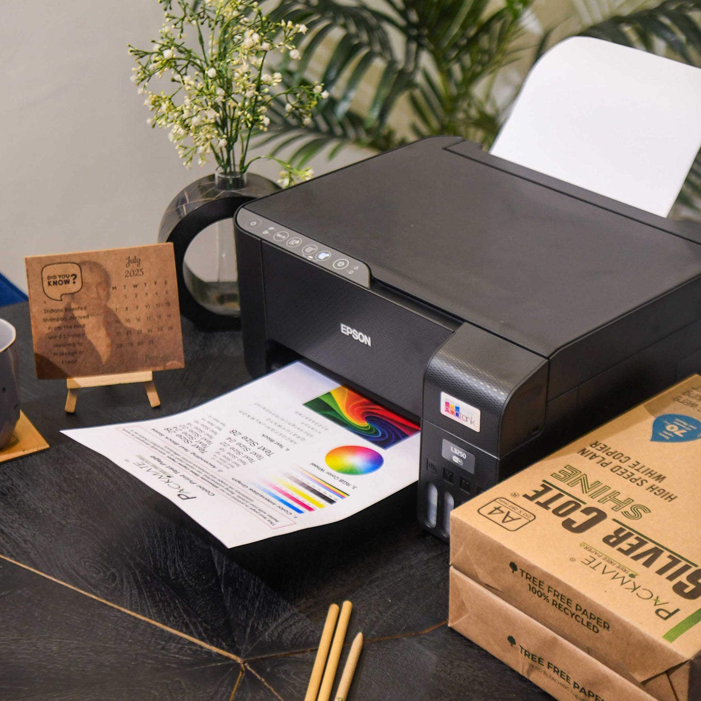 Packmate Silvercote Shine White A4 Copier, 500 Sheets  |  Made From 100% Recycled Paper