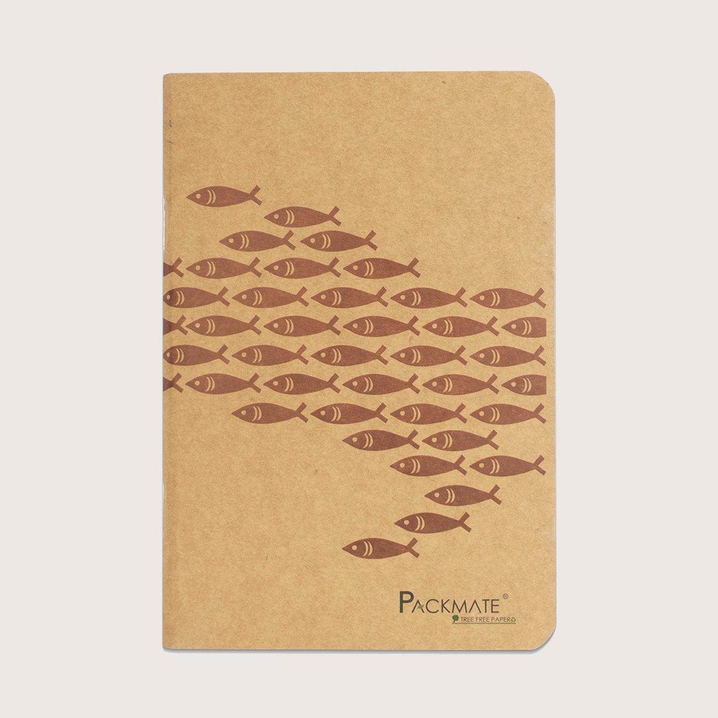 Packmate Unruled Notepad (Pack of 5)  Made From 100% Recycled Paper