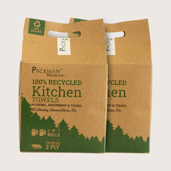 Packmate Kitchen Towels | Made From 100% Recycled Paper