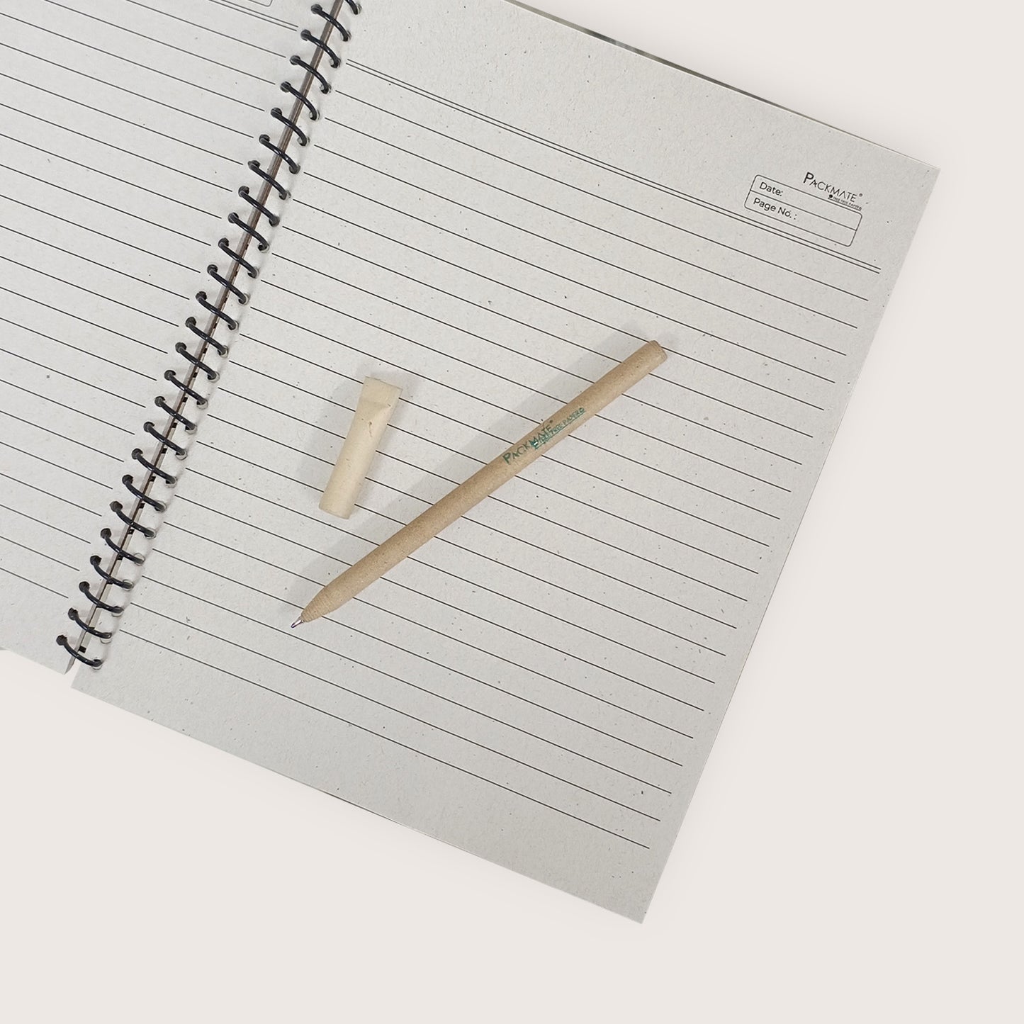 Packmate Recycled Paper Pens (Pack of 5)  Made From 100% Recycled Paper