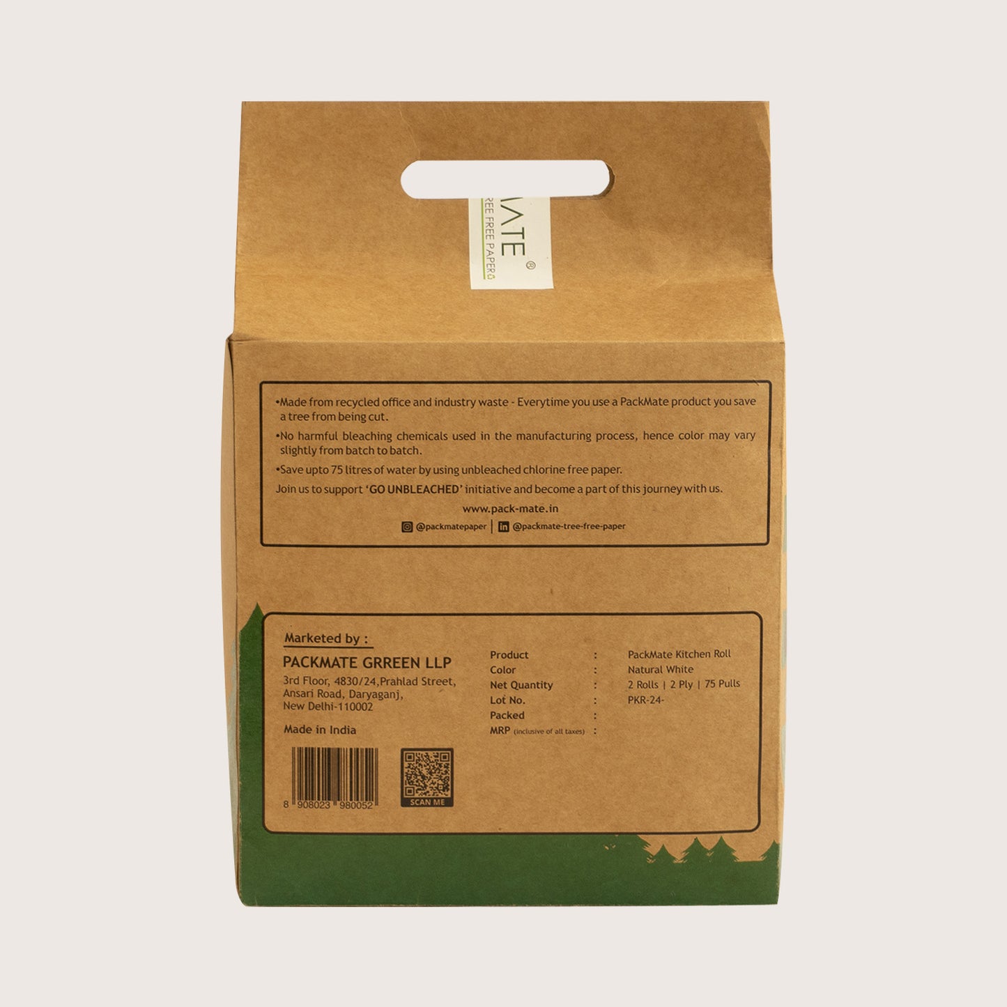 Packmate Tissue Paper for Kitchen | Kitchen Towels |  Made From 100% Recycled Paper