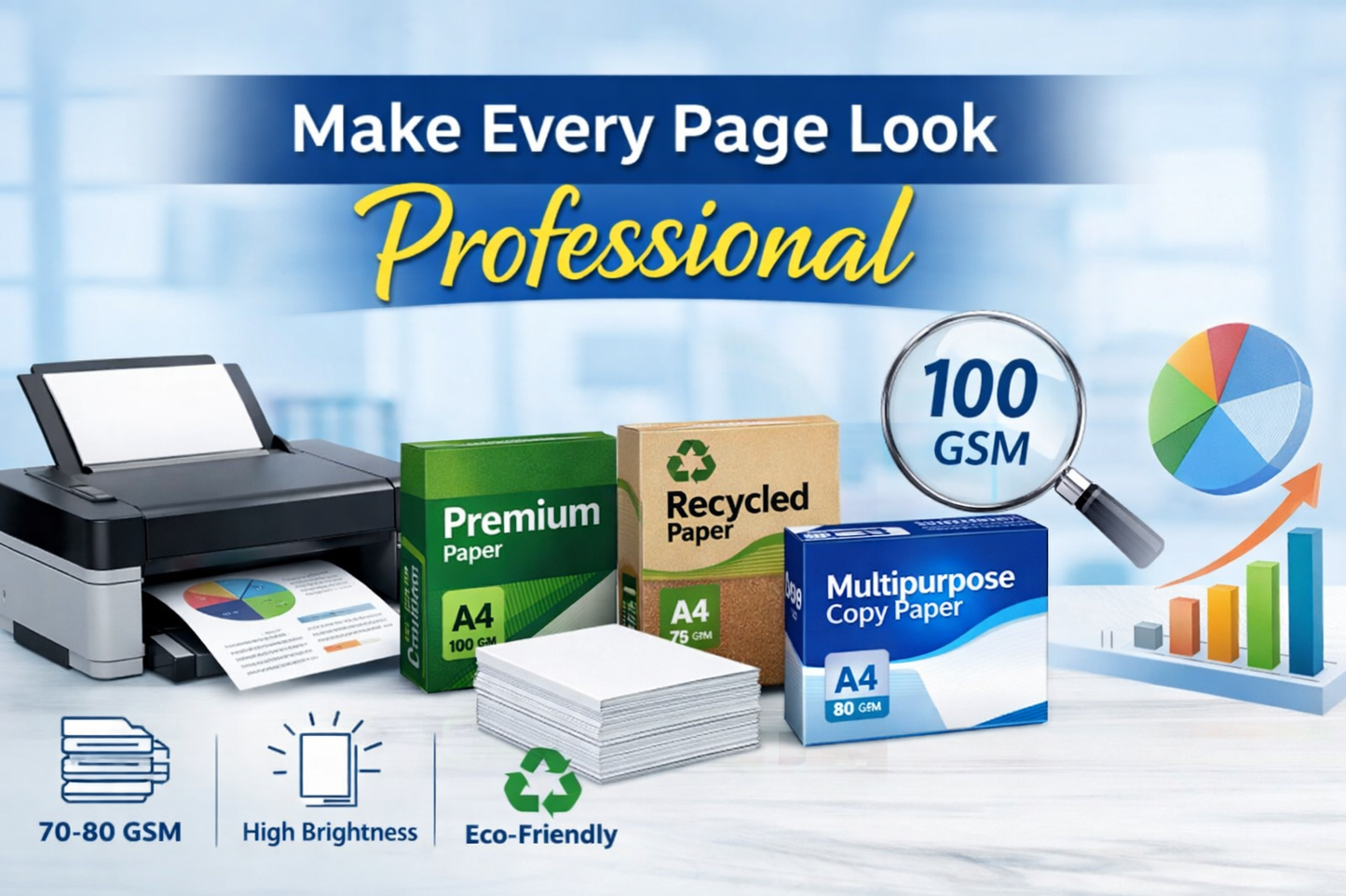 How to Choose the Best A4 Printer Paper for Office & Commercial Printing?