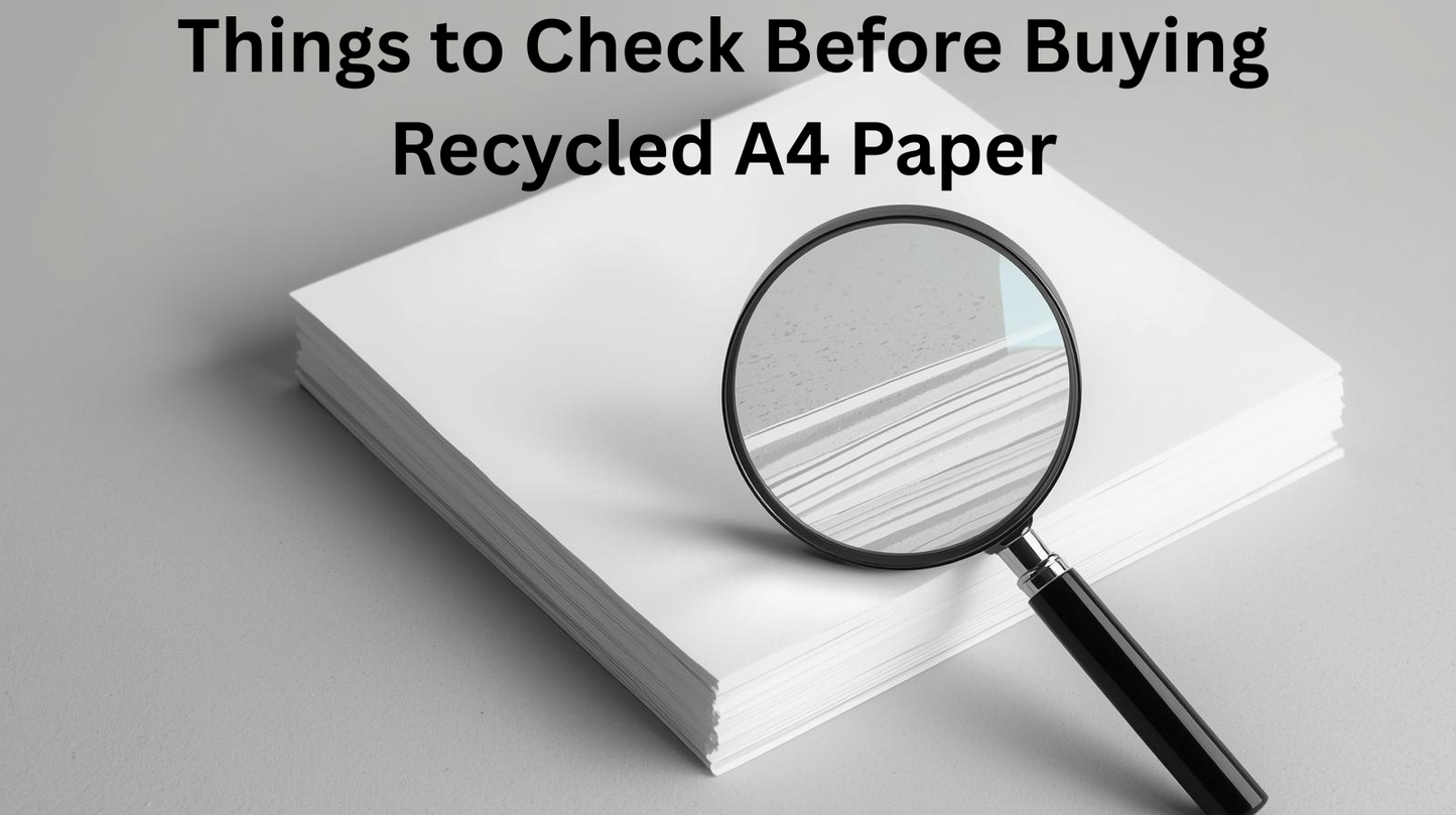 Things to Check Before Buying Recycled A4 Paper