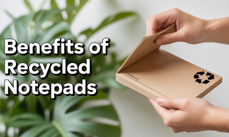 benefits of recycled notepads