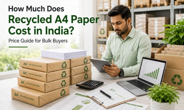 recycled a4 paper price india