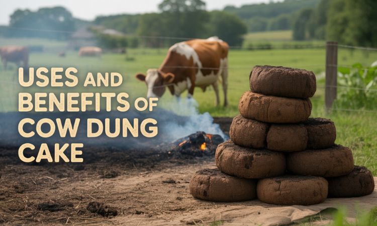 uses benefits of cow dung cake