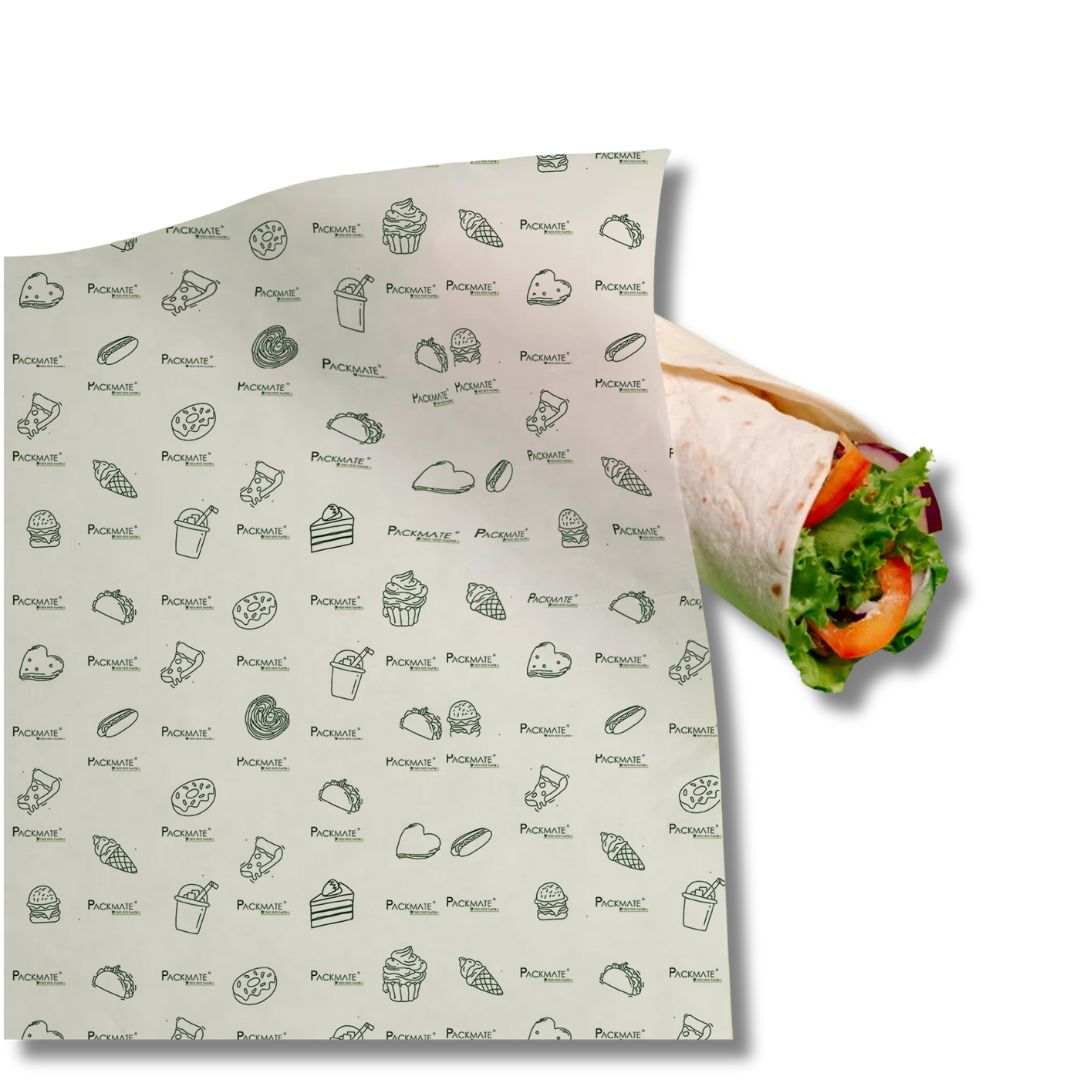 Brown Roti Paper Buy the Best Greaseproof Roti Wrap Paper, 20 Meter Roll – Packmate ...