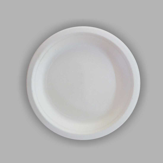 Packmate 6-Inch Round Disposable Tableware Plates | Eco-Friendly | Pack of 50