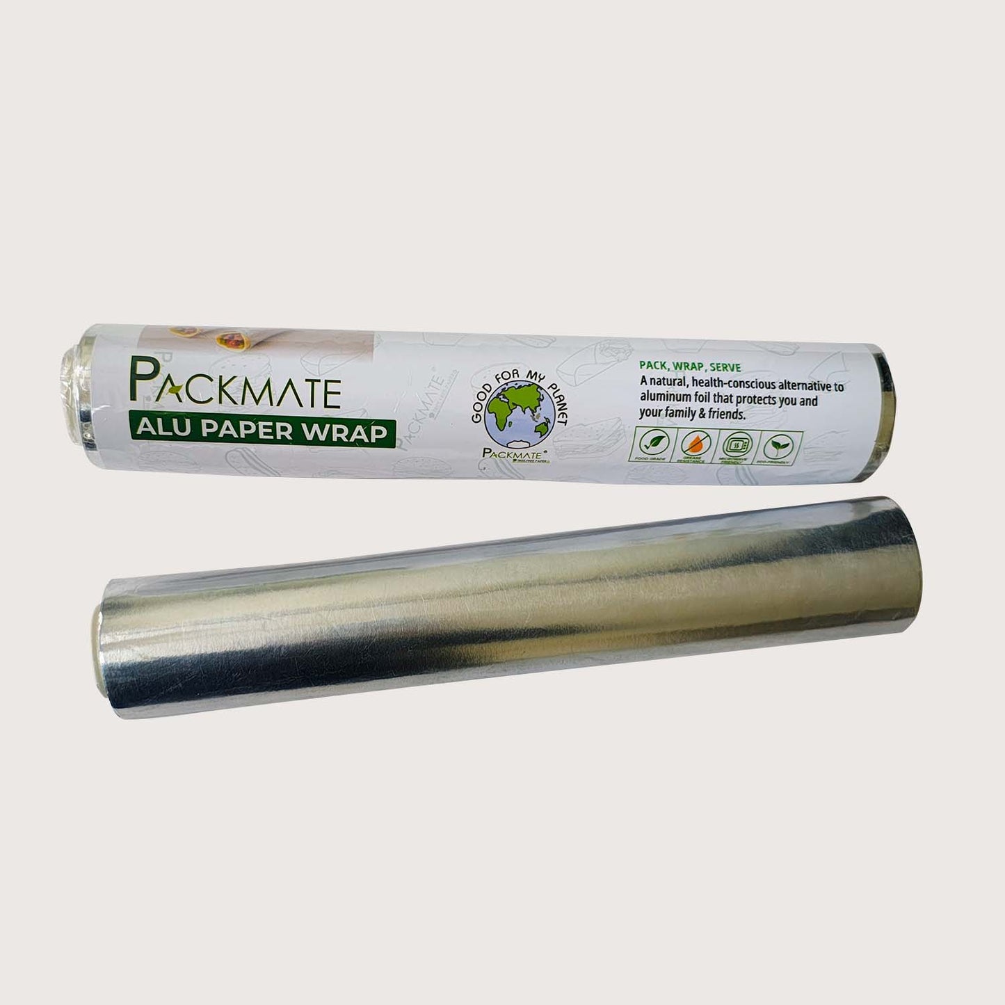Packmate ALU Paper Wrap – Safe & Eco-Friendly Food Protection
