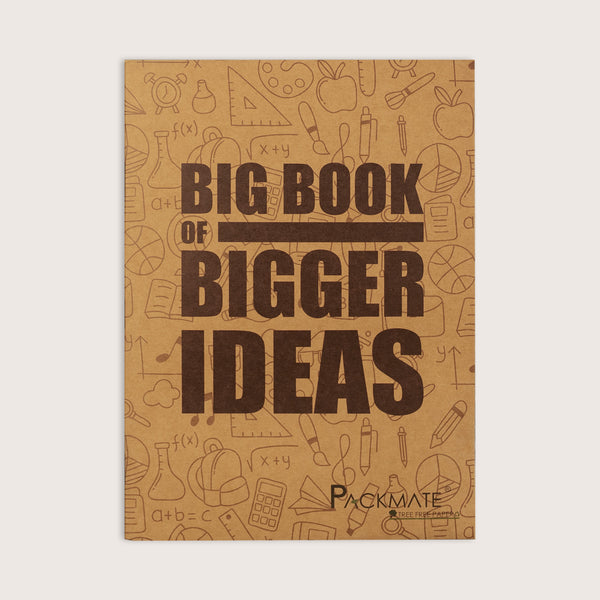 Packmate A4 Exercise Book (Bigger Ideas Design) - Unruled Made of 100% Recycled Paper