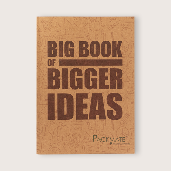 Packmate A4 Exercise Book (Bigger Ideas Design)- Ruled Made of 100% Recycled Paper