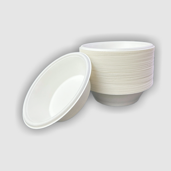 Packmate 350ML Round Disposable Tableware Bowl | Eco-Friendly | Pack of 50