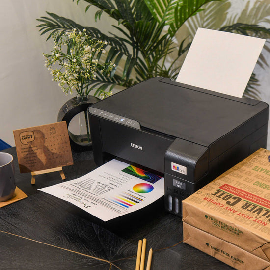 Packmate A5 Copier Combo (1 Silvercote + 1 Gold)  Made From 100% Recycled Paper