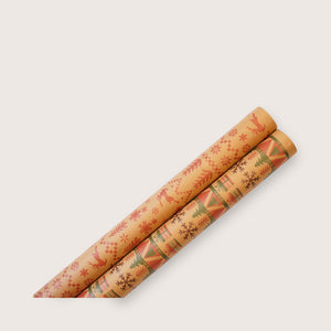 Packmate Gift Wrapping Paper (Pack of 4 Sheets)  Made of 100% Recycled Paper