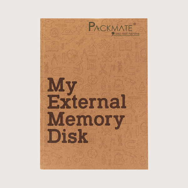 Packmate A4 Exercise Book (My External Design) -  Ruled | Made of 100% Recycled Paper