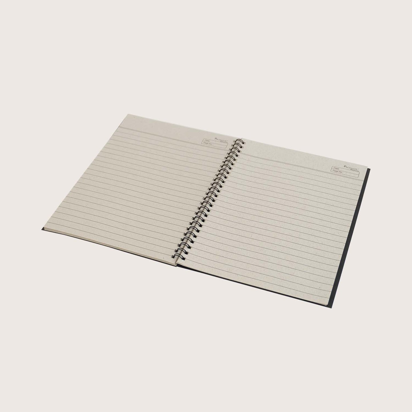 Packmate Spiral Notebook - (Pack of 5)  Made From 100% Recycled Paper