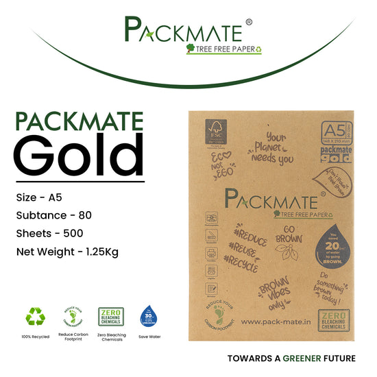 Packmate Gold Fotokopi Makinesi - A5, 1 Kağıt Topu, 500 Sayfa