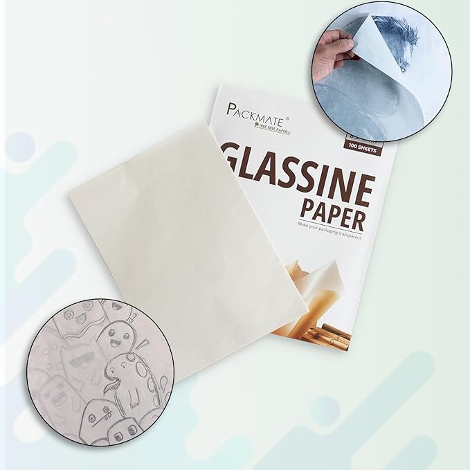 Packmate Glassine Paper, Tracing & Packing Paper - 100 Sheets