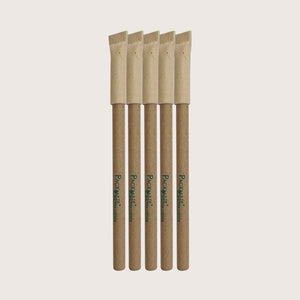 Packmate Recycled Paper Pens (Set of 5 Pens) -  Made of 100% Recycled Paper