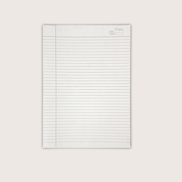Packmate Unbleached Natural White Ruled A4 Project Sheets (Not Bright ...