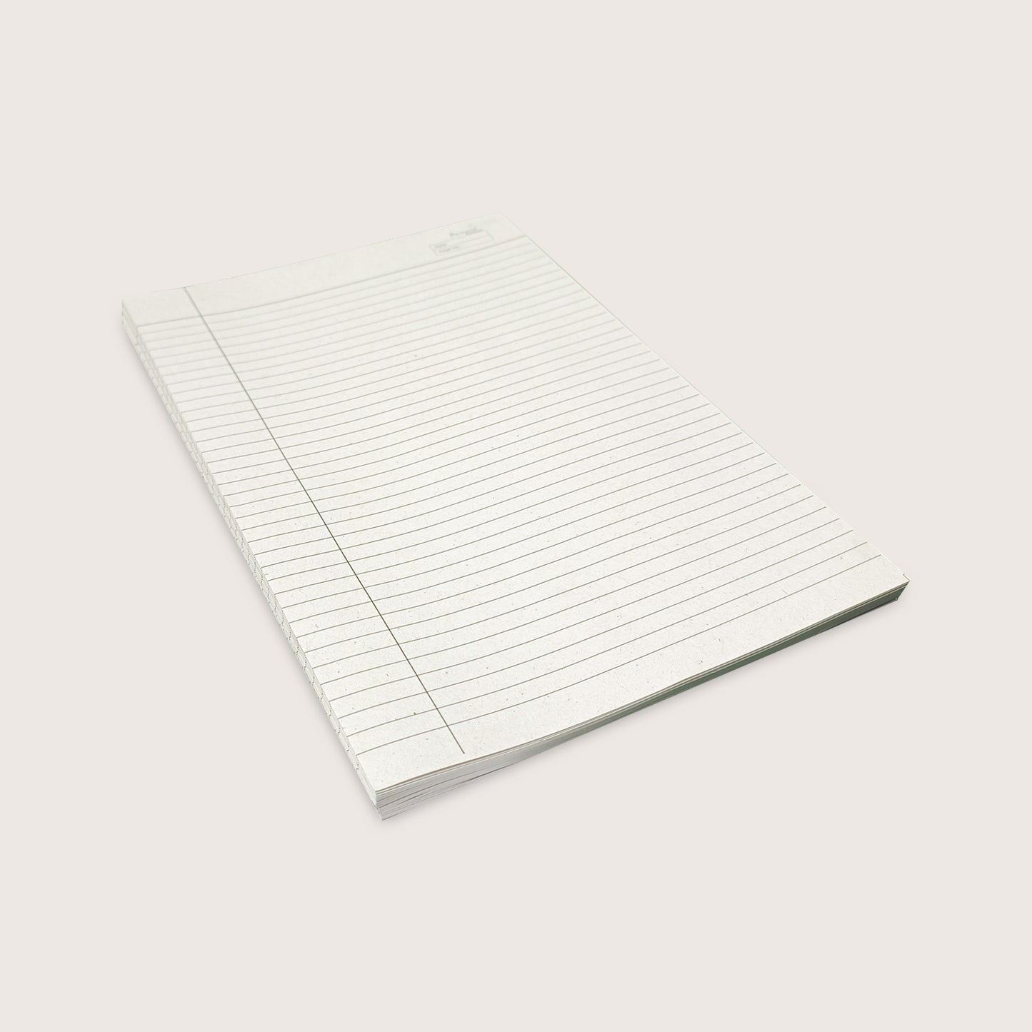 Packmate Unbleached Natural White Ruled A4 Project Sheets (Not Bright White) - 80 GSM, 100 Sheets