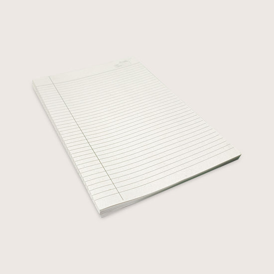 Packmate Unbleached Natural White Ruled A4 Project Sheets (Not Bright White) - 80 GSM, 100 Sheets