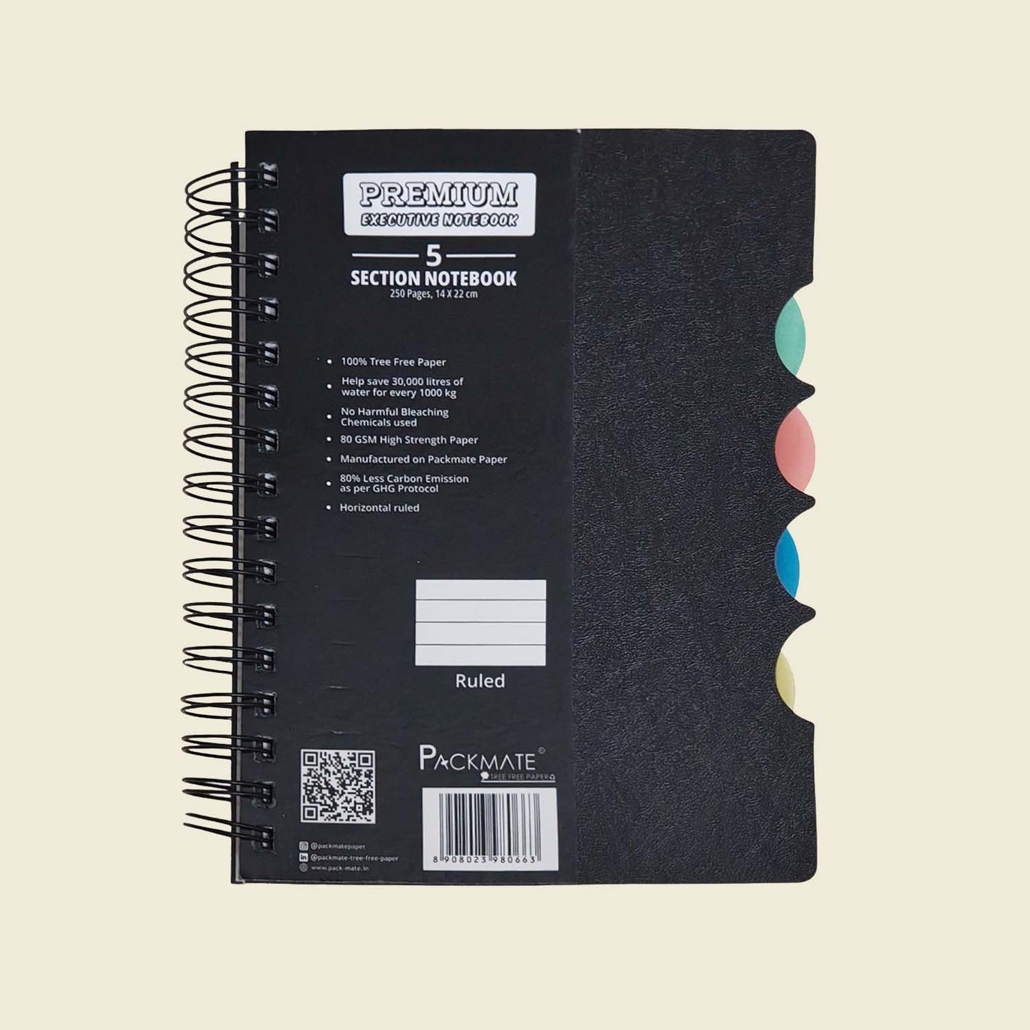 Packmate Premium Executive Notebook | 250 Pages | Ruled