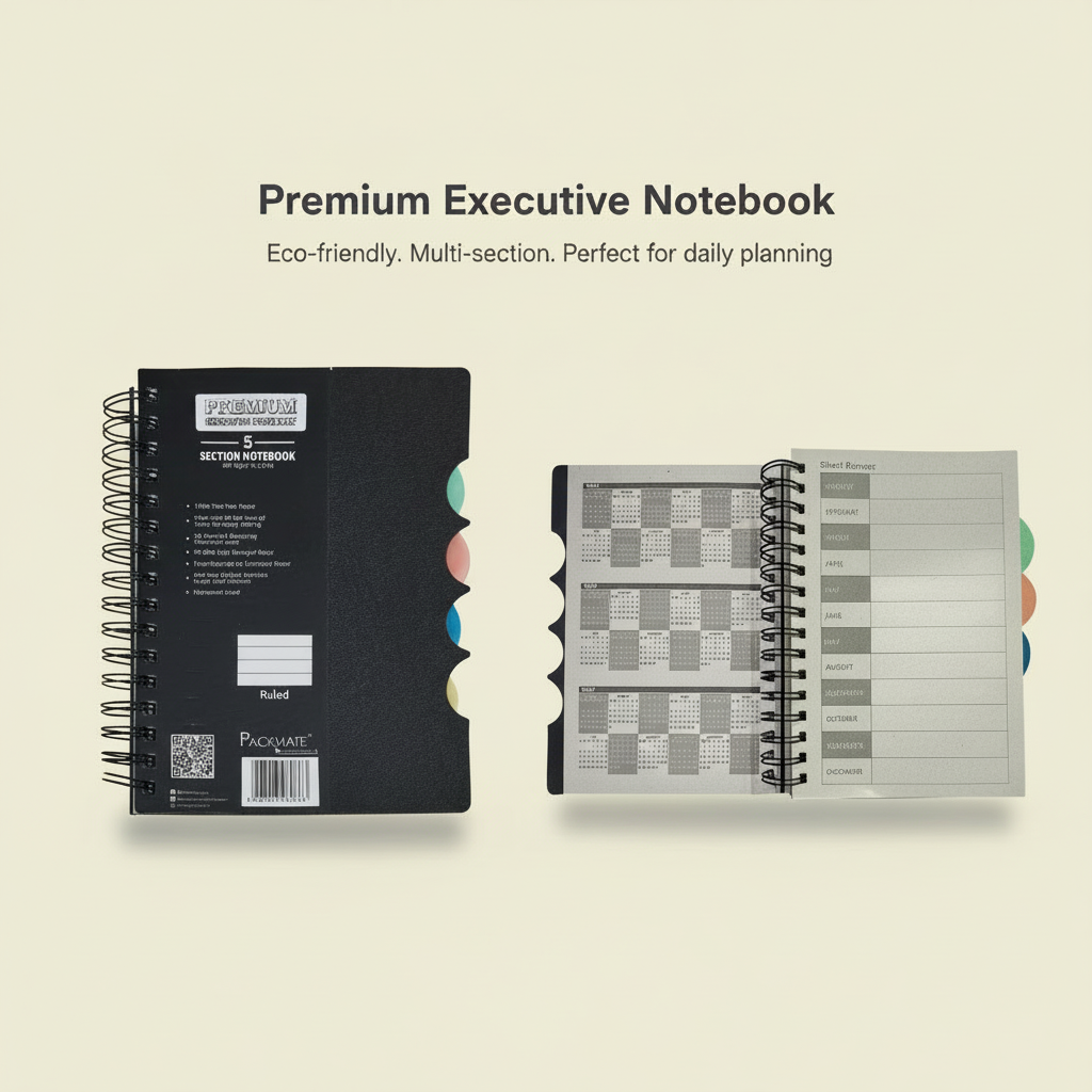 Packmate Premium Executive Notebook | 250 Pages | Ruled